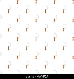 Sickle pattern, cartoon style Stock Vector
