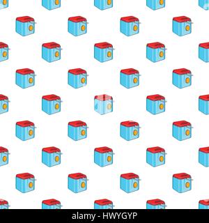 Fryer pattern, cartoon style Stock Vector