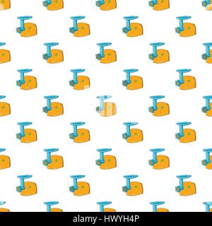 Electric grinder pattern, cartoon style Stock Vector