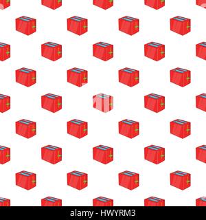 Toaster pattern, cartoon style Stock Vector