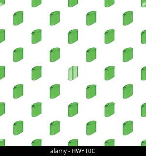 Trash can with lid pattern, cartoon style Stock Vector
