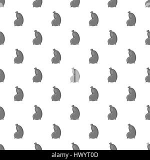Trash bag pattern, cartoon style Stock Vector