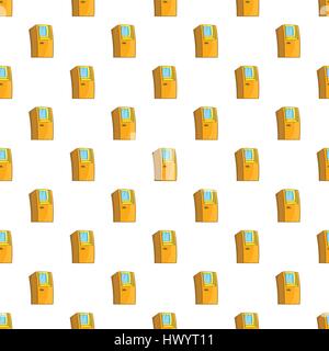 Atm pattern, cartoon style Stock Vector