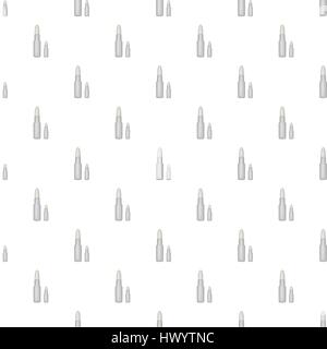 Bullets pattern, cartoon style Stock Vector