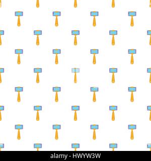 Selfie stick with smartphone pattern Stock Vector