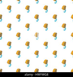 Hook from crane pattern, cartoon style Stock Vector