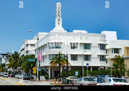 Essex House, South Beach, Miami Beach, Florida USA Stock Photo