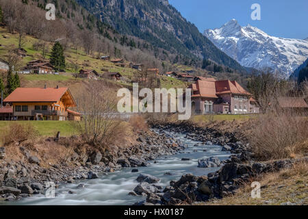 Grindelwald, Berner Oberland, Berne, Switzerland, Europe Stock Photo