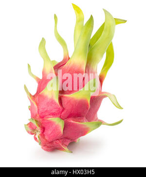 pitaya or dragon fruit isolated on the white background. Stock Photo