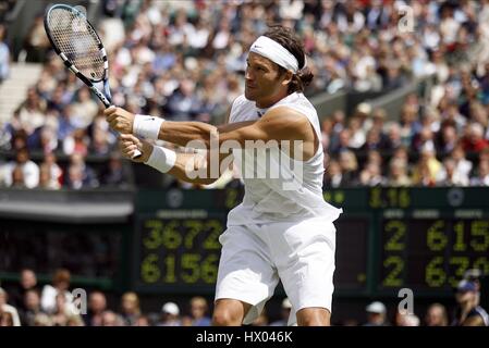 CARLOS MOYA SPAIN WIMBLEDON LAWN TENNIS CLUB LONDON ENGLAND 26 June 2007 Stock Photo