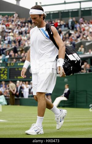 CARLOS MOYA SPAIN WIMBLEDON LAWN TENNIS CLUB LONDON ENGLAND 26 June 2007 Stock Photo