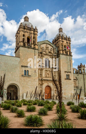 Church of Santo Domingo de Guzman - Oaxaca, Mexico Stock Photo