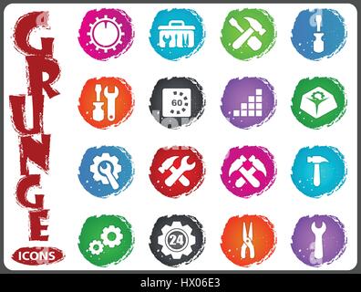 Setting icon set for web sites and user interface Stock Vector