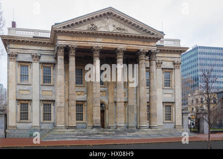 First Bank of the United States - Philadelphia, Pennsylvania, USA Stock Photo