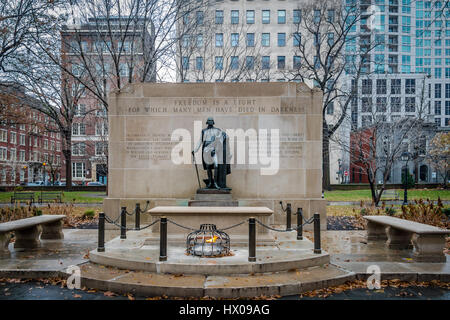 Tomb of the Unknown Soldier at Washington Square - Philadelphia, Pennsylvania, USA