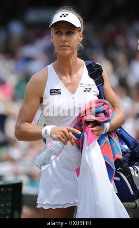 ELENA DEMENTIEVA RUSSIA WIMBLEDON LONDON ENGLAND 26 June 2009 Stock Photo