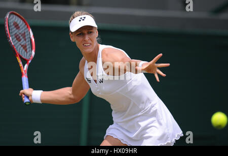 ELENA DEMENTIEVA RUSSIA WIMBLEDON LONDON ENGLAND 26 June 2009 Stock Photo