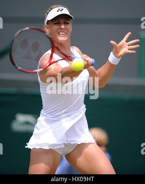 ELENA DEMENTIEVA RUSSIA WIMBLEDON LONDON ENGLAND 26 June 2009 Stock Photo