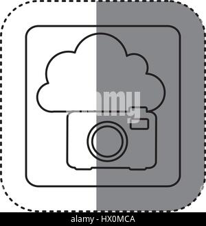 figure digital computer camera icon Stock Vector Image & Art - Alamy