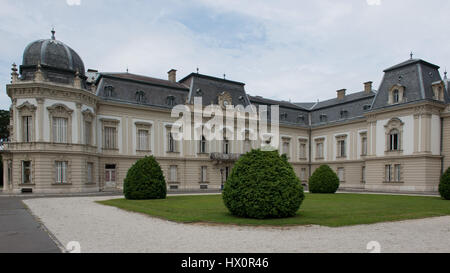 the Festetics Palace, a baroque palace in Keszthely, on the Lake Balaton, in Hungary Stock Photo