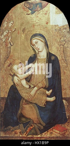 Don Silvestro dei Gherarducci   Madonna and Child (Galleria dell'Accademia, inv. 3161) Stock Photo