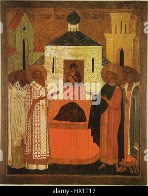 The 'Deposition of the Robe of Virgin Mary' is a religious artwork ...