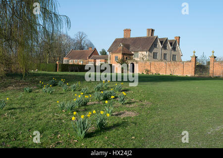 Packwood House in the Spring Stock Photo