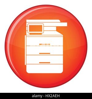 Multipurpose device, fax, copier and scanner icon Stock Vector