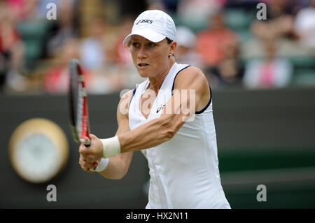 SAMANTHA STOSUR AUSTRALIA AUSTRALIA THE ALL ENGLAND TENNIS CLUB WIMBLEDON LONDON ENGLAND 27 June 2012 Stock Photo