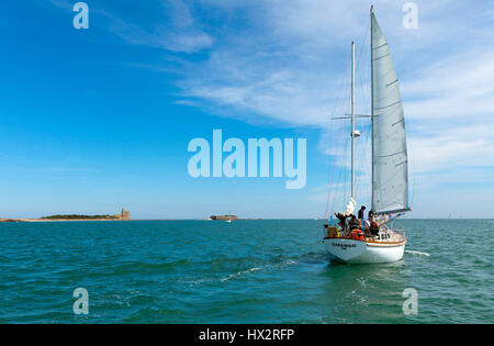 Tahitou Island (north-western France): Vauban Fort Stock Photo