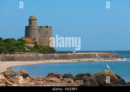 Tahitou Island (north-western France): Vauban Fort Stock Photo