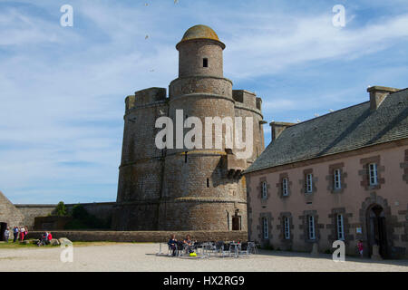 Tahitou Island (north-western France): Vauban Fort Stock Photo