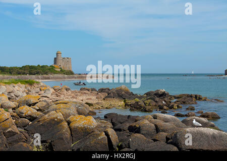 Tahitou Island (north-western France): Vauban Fort Stock Photo