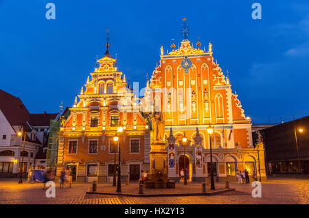 House of the Blackheads in Riga, Latvia Stock Photo