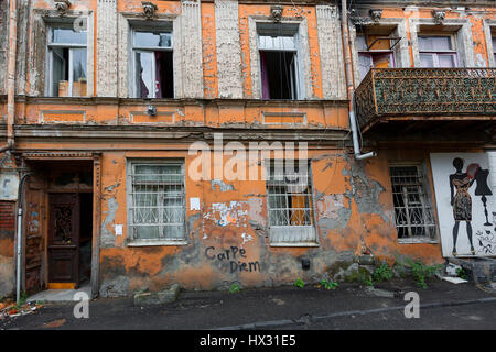 Old house in Tbilisi, Georgia Stock Photo