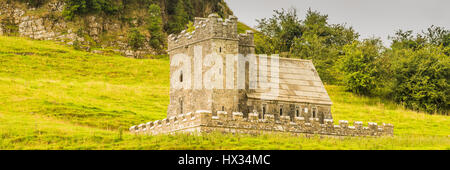 Ancient monastic ruins of Fore Abbey in County Westmeath, Ireland Stock Photo