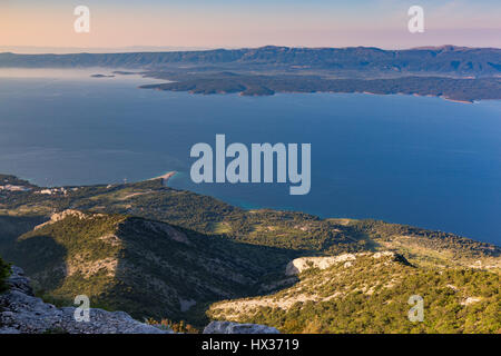 Mount Vidova Gora. Island Brac. Croatia Stock Photo