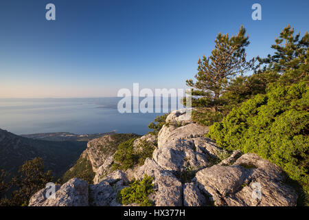 Mount Vidova Gora. Island Brac. Croatia Stock Photo