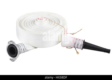 fire fighter isolated on white background Stock Photo - Alamy