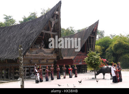 Batak Village, Sumatra, Indonesia Stock Photo