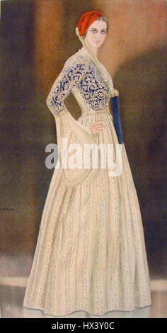 Greek Gala Dress Costume Stock Photo