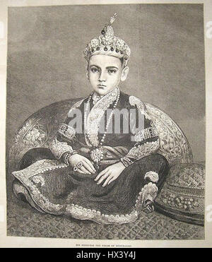 His Highness the Nizam of Hyderabad Stock Photo