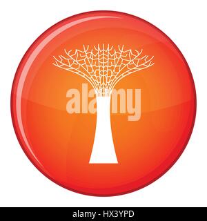Singapore Supertree at the Gardens By The Bay icon Stock Vector