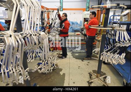 Milan (Italy) factory of components for the automotive industry Stock Photo