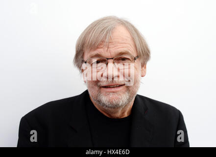 Leipzig, Germany. 24th Mar, 2017. The Norwegian writer Jostein Gaarder is photographed during the Leipzig Book Fair in Leipzig, Germany, 24 March 2017. Photo: Jens Kalaene/dpa-Zentralbild/ZB/dpa/Alamy Live News Stock Photo