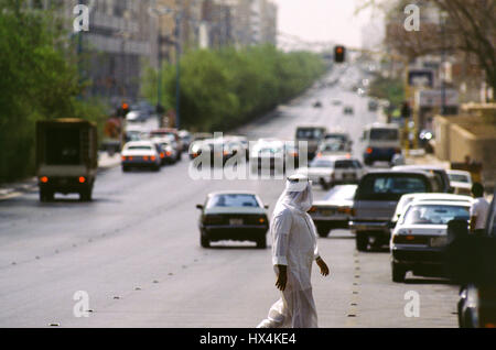 Street scenes in the Saudi capital Riyadh. Stock Photo