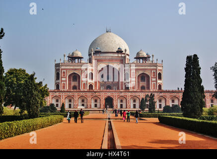 Humayun's Tomb is a complex of buildings in Delhi, India Stock Photo