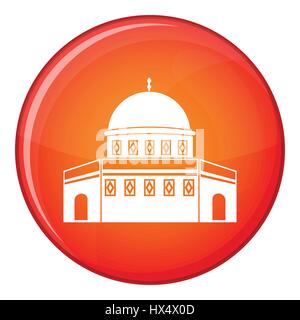 Dome of the Rock on the Temple Mount icon Stock Vector