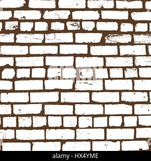 Simple vector background of old brickwork design Stock Vector