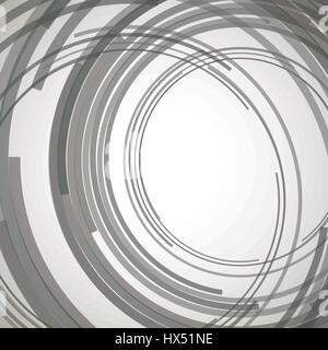 Concentric circles abstract element Stock Vector